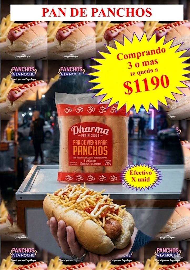 PAN   PANCHOS DHARMA CHICO (bandeja 24 piezas)